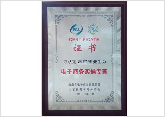 電子商務(wù)實操專家證書