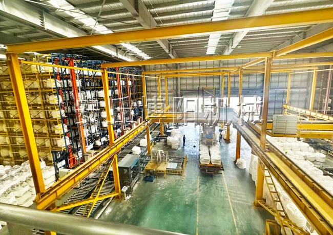 63（硫酸鎂、硫酸鈉）立體庫(kù)出庫(kù)噸袋裝車(chē)