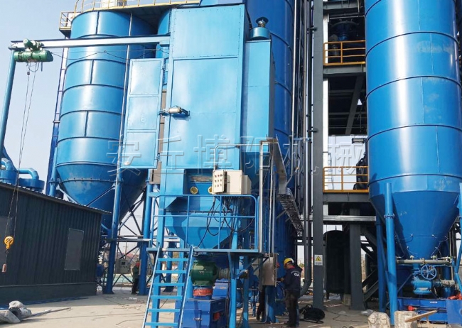 山東管鏈輸送機現場  小蘇打管鏈式輸送設備