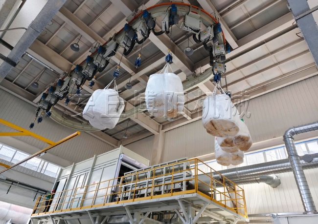 膠粉全自動噸袋破袋機   山東噸包全自動拆包機